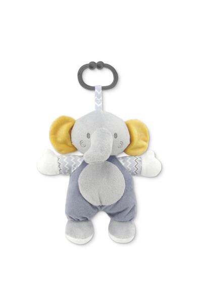 LORELLİ Jucarie de plus, Elefant gri, 22 cm, zornaitoare, 0 luni+