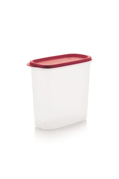 Tupperware Modüler Saklama Kabı Oval-3 1.7L Kırmızı Kapak
