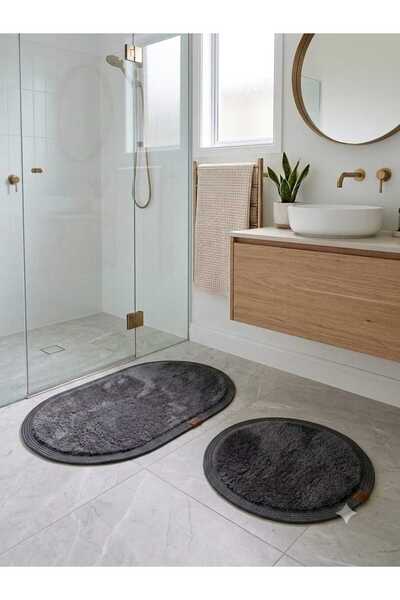 MIRAEDN HOME Modern New Generation Bath Mat Toilet Set Premium Wicker Detaile...