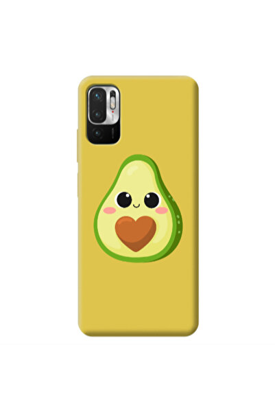 Other Xiaomi Redmi Note 10 Pro 5G Baby avocado Yellow Colored Silicone TPU Θήκη