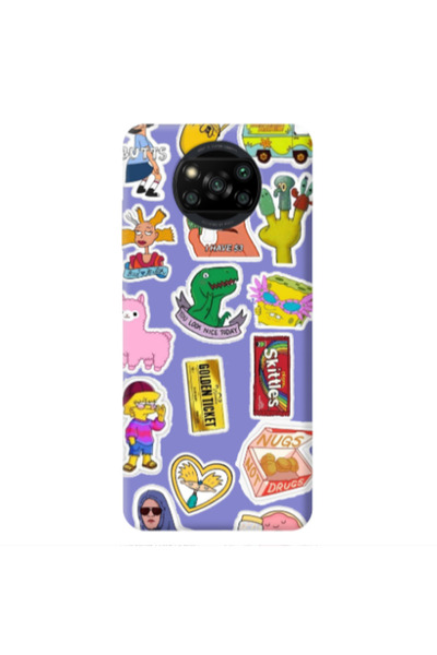 Other Xiaomi Poco X3 /X3 Pro best cartoons Purple Colored Silicone TPU Θήκη