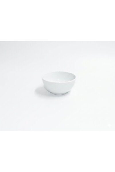 B&D White Ceramic Rice Bowl, 12 cm – Round Serving Bowl for Rice, Soup, Cerea...