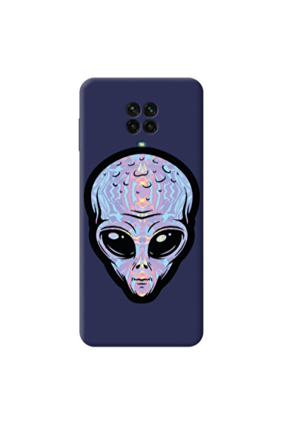 Other Xiaomi Redmi Note 9 Pro Alien Dark blue Colored Silicone TPU Θήκη