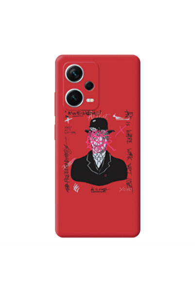 Other Xiaomi Poco X5 Awes Red Colored Silicone TPU Θήκη