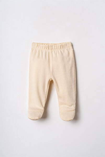 Mini Cotton بنطلون جاكار مثقوب للأطفال مصنوع من القطن بنسبة 100%