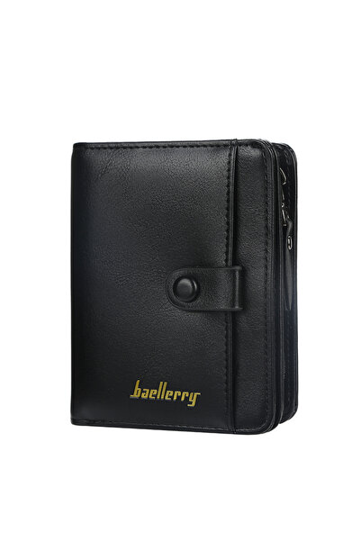 Choice black 1Pcs Simple Men's Short Wallet, 11 Card Slots + Driver's License...