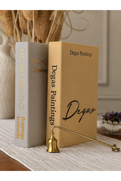 Dezora Home Fabric Decorative Book Box Set of 2 – Hidden Storage Box