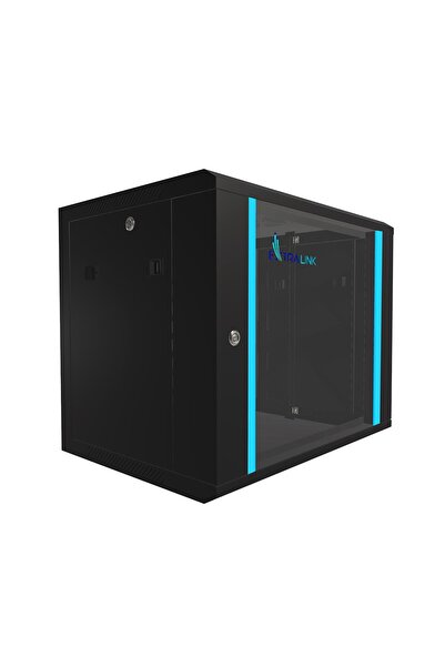 Extralink 9U 600x450 Negru |   Dulap rack |   montat pe perete