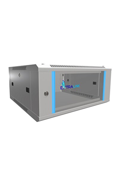 Extralink 4U 600x600 Gri |   Dulap rack |   montat pe perete