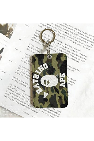 Choice5 z2 B-BAPE-E logo Badge Holder Keychain for Bank Business Work Card Ho...