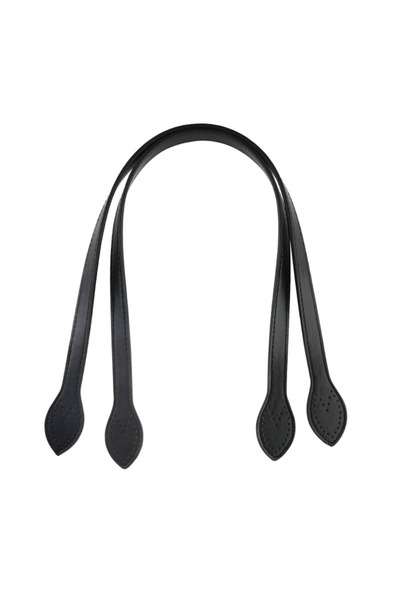 Choice6 Black 2Pcs 60cm PU Leather Bag Handle Shoulder Bag Strap Replacement ...