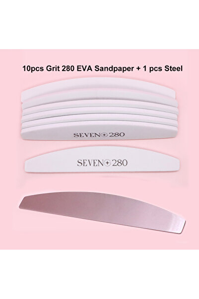 Choice1 10pcs Grit280 Professional Nail Sandpaper Care Tools with Replaceable...