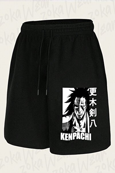 ZOKAWEAR Unisex Bleach Zaraki Kenpachi Σορτς με Ειδικό Σχέδιο και Στάμπα