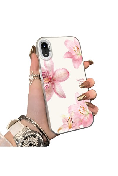 Hontinga iPhone Xr Compatible Silicone Edge Hard Back Case Couple Phone Case ...