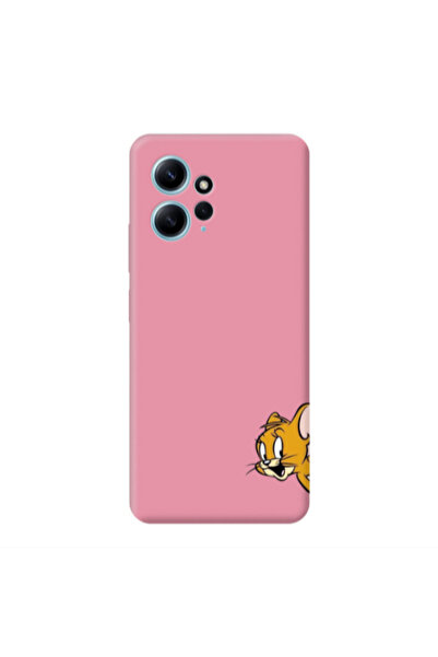 Other Xiaomi Redmi Note 12 4G Jerry 2 Pink Colored Silicone TPU Θήκη