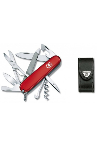 OEM Set briceag/teaca, Victorinox Mountainer, Inox, Rosu/Negru