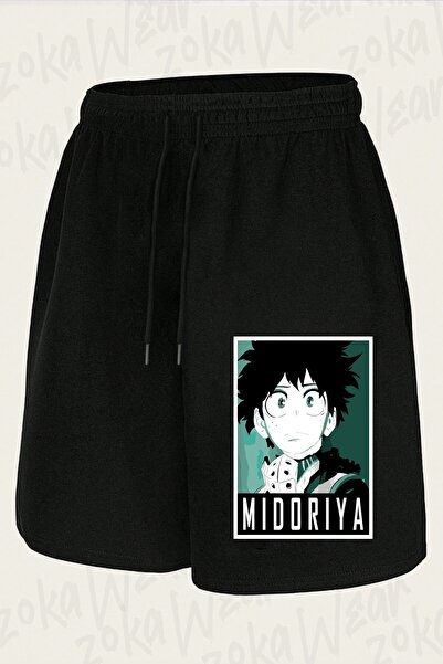 ZOKAWEAR شورت مطبوع بتصميم My Hero Academia Izuku Midoriya x2 للجنسين