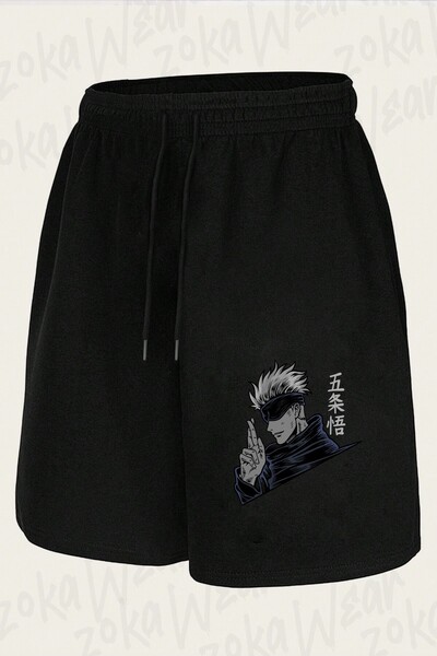 ZOKAWEAR Unisex Jujutsu Kaisen Satoru Gojo (Sensei) Design Printed Shorts