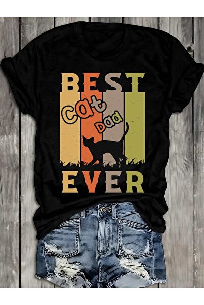 212Wear Women'S Dad Ever Graphic T-Shirt 180gsm Heavyweight 100% Round Neck S...