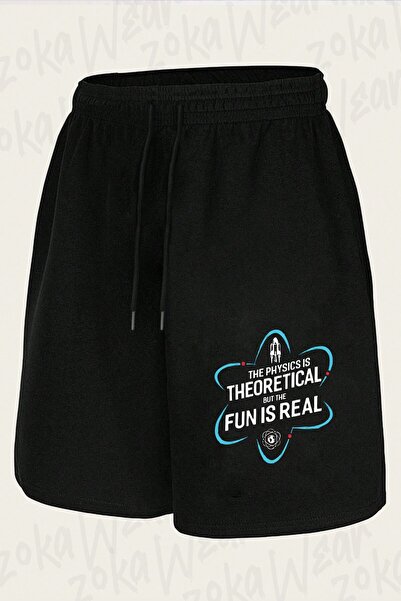 ZOKAWEAR Unisex Physics Theoretical Design Printed Shorts