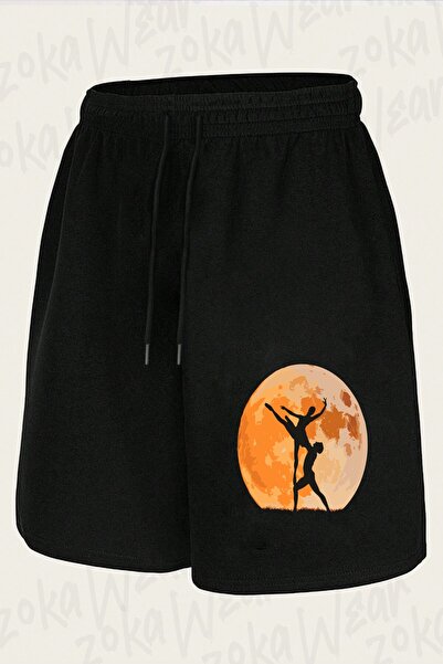 ZOKAWEAR Unisex Ballet Design Printed Shorts