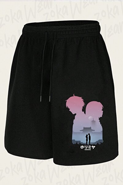 ZOKAWEAR Unisex σορτς με στάμπα Miyamura Hori Horimiya Design