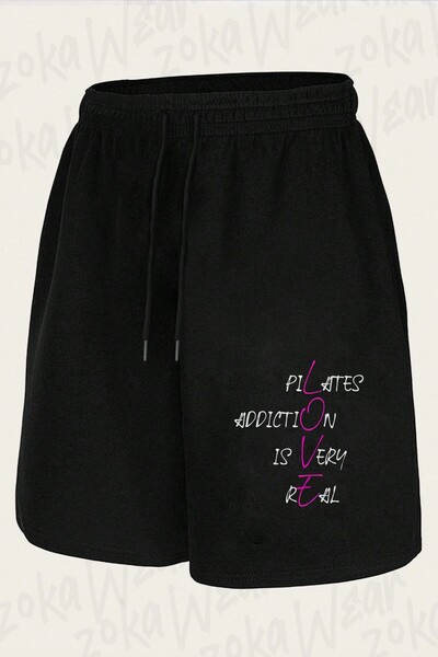 ZOKAWEAR Unisex Pilates Love V2 Design Printed Shorts