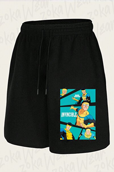 ZOKAWEAR Unisex Σορτς με στάμπα Invincible v4 Design