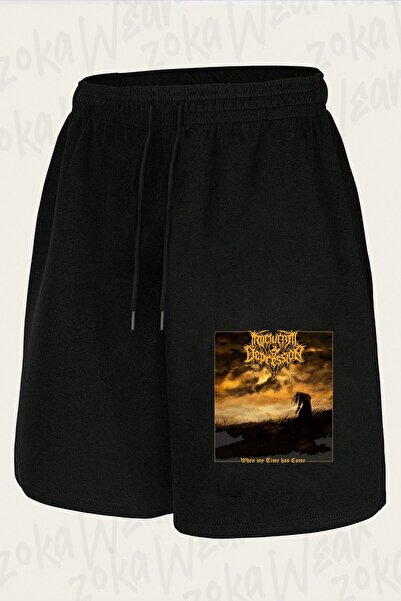 ZOKAWEAR Unisex Nocturnal Depression3 Design Printed Shorts