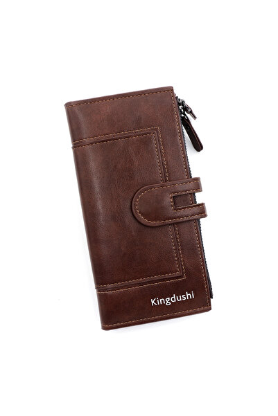 choice2 Coffee Fashionable Women's Long Wallet, Large Capacity European and A...