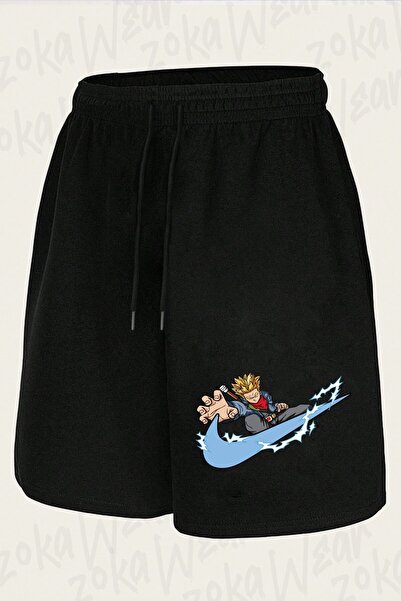 ZOKAWEAR Unisex Animex Design Printed Shorts