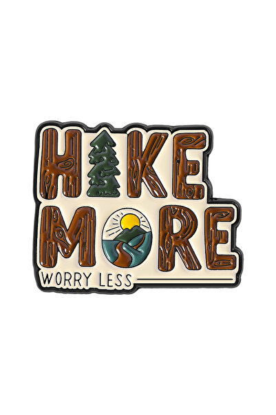 Choice5 QHXZ5070 OUTDOOR HIKING Enamel Pins Custom HIKING IS MY THERAPY Brooc...