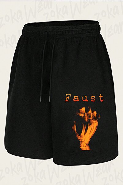ZOKAWEAR Unisex Faust Krautrock Band Design Printed Shorts