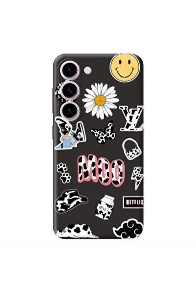 Other Samsung S23 Plus Find Yourself 6 Black Colored Silicone TPU Θήκη