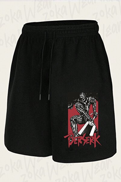 ZOKAWEAR Unisex Σορτς με στάμπα Berserk Guts Anime Japan Streetwear Design
