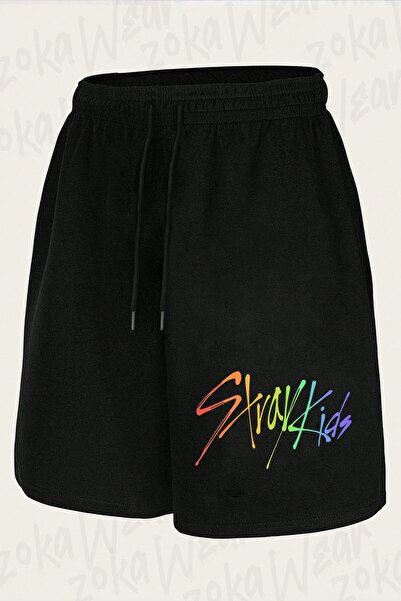 ZOKAWEAR Unisex Stray Kids K Pop X2 Design Printed Shorts