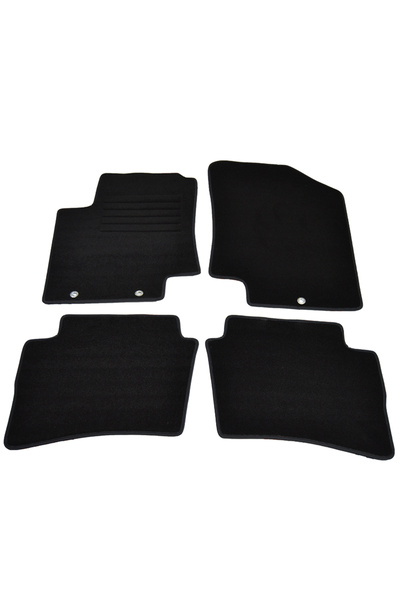 Best Auto Vest Covorase mocheta Hyundai I20 2/2009-2014 Negru, set de 4 bucati