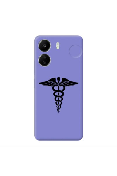 Other Xiaomi Redmi 13C Medical Spa Purple Colored Silicone TPU Θήκη