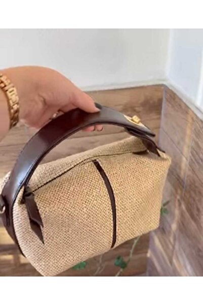 WİKİDAYS.S MODA TRENDİ Wicker Look Leather Detailed Women's Handbag - Summer ...