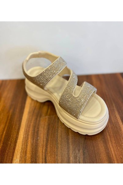 Ewoll Stone Detailed Sandals