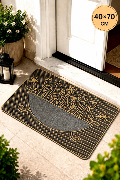 Alıç Non-Slip Door Mat 40X70 cm – Strong Base, Water and Dust Absorber, Indoo...
