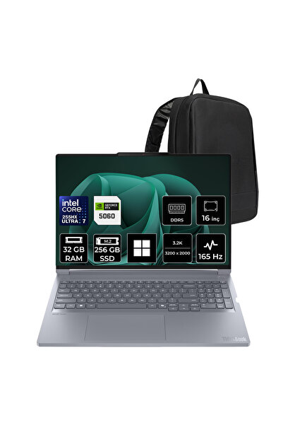 LENOVO ThinkBook 16P G6 IAX Core Ultra 7 255HX RTX 5060 8GB 115W 32GB RAM 256...