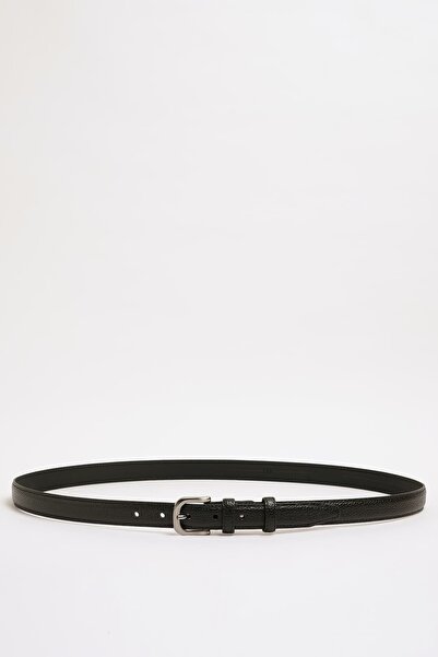 Faruk balkanas Genuine Floater Leather Buckle Thin Belt