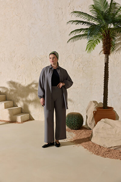 Aker Gray Wide Leg Pants