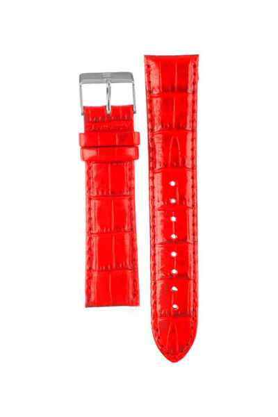 Tommy Hilfiger Δερμάτινο λουράκι κόκκινο 20mm