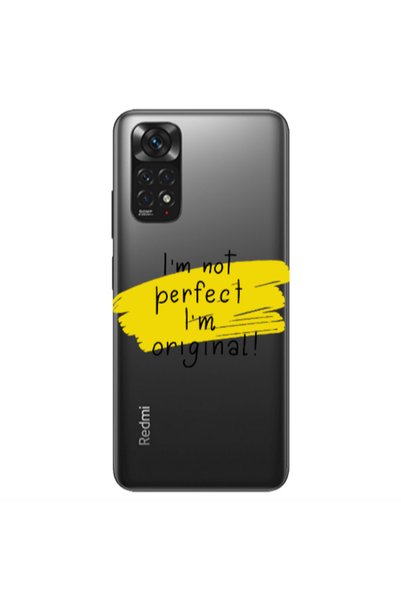 Other Xiaomi Redmi Note 11S NFC I m not perfect Transparent Silicone TPU Θήκη