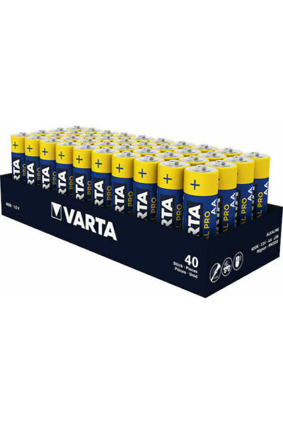 Varta 40 τεμάχια Αλκαλικές Μπαταρίες AA Industrial Pro 1.5V