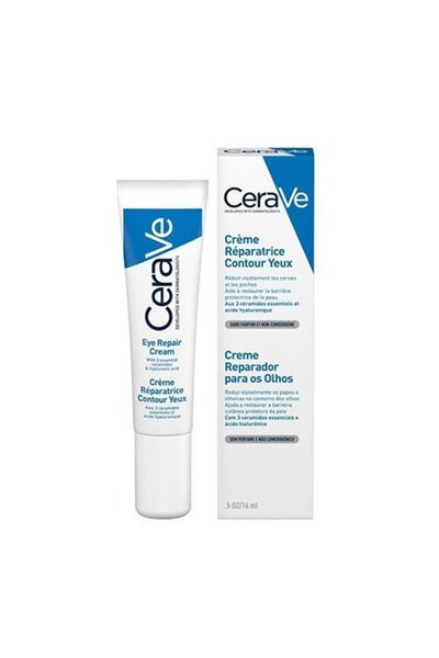 CeraVe Κρέμα Επανόρθωσης Ματιών - Κρέμα Ματιών για Μαύρους Κύκλους και Σακούλ...