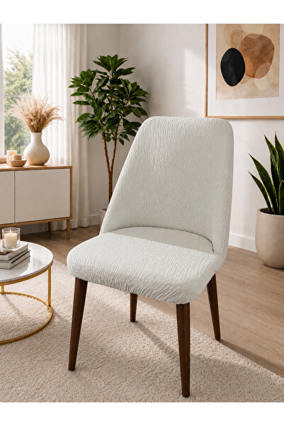 ÖZMAKAN Large Oval Chair Cover, Chair Cover with Elastic, Washable, 1 Piece