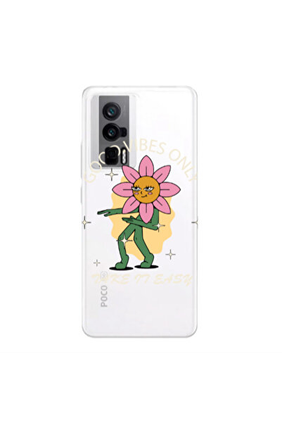 Other Xiaomi Poco F5 Pro Good Vibes Only Transparent Silicone TPU Θήκη